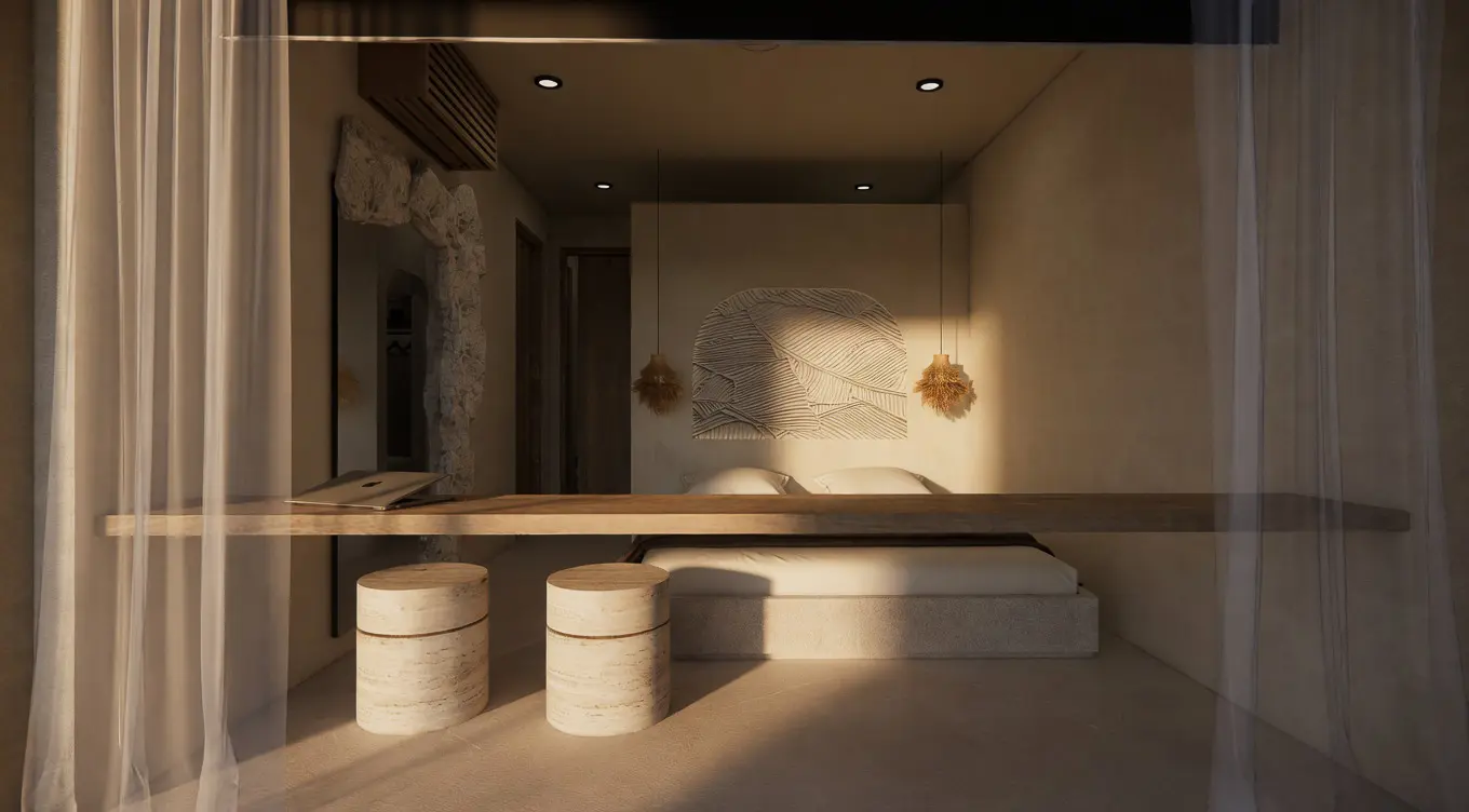Konekt Loft Villa interior detail — Kuta Lombok